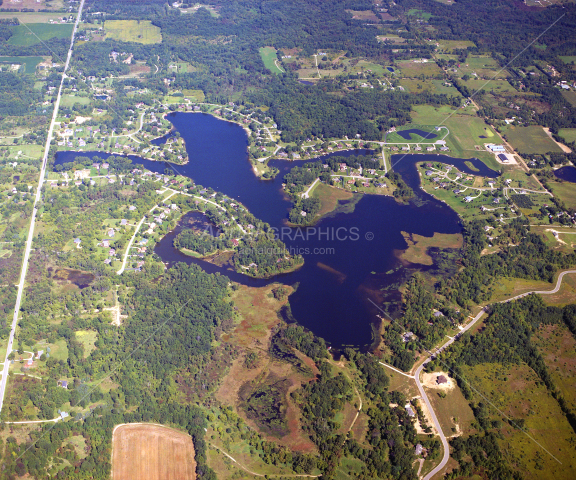 Leisure Lake in Shiawassee County, Michigan
